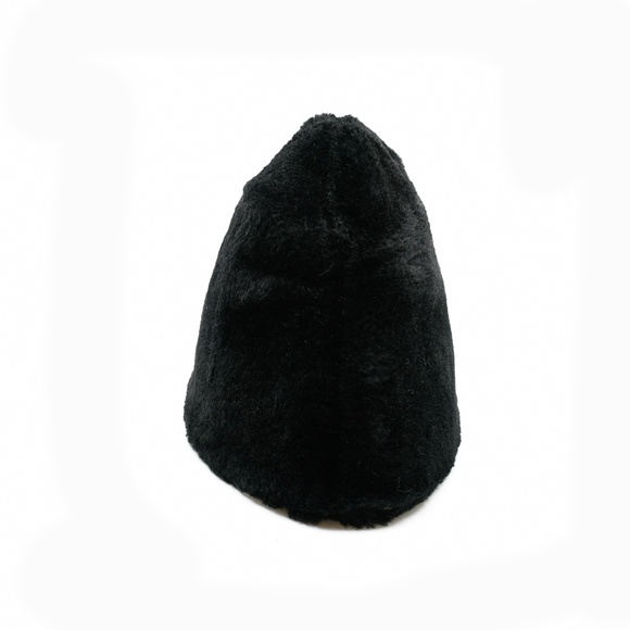 STETSON Vintage Genuine Lambskin Fur Cossack Hat in Black Size L Made in Canada - Picture 4 of 11